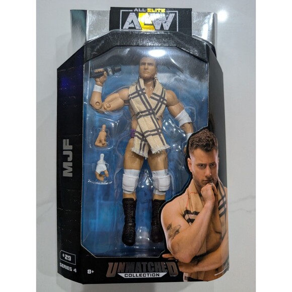 MJF (w/ Scarf) - AEW Unmatched Series 4 Jazwares Toy Wrestling Action Figure - Picture 1 of 6